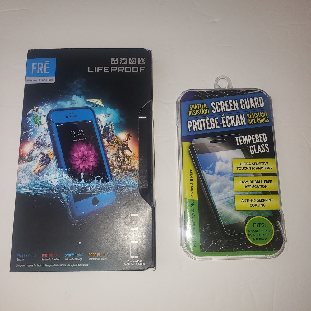 LifeProof Fre Waterproof Case for Apple iPhone 6+ Plus 6S+ Plus - Banzai Blue